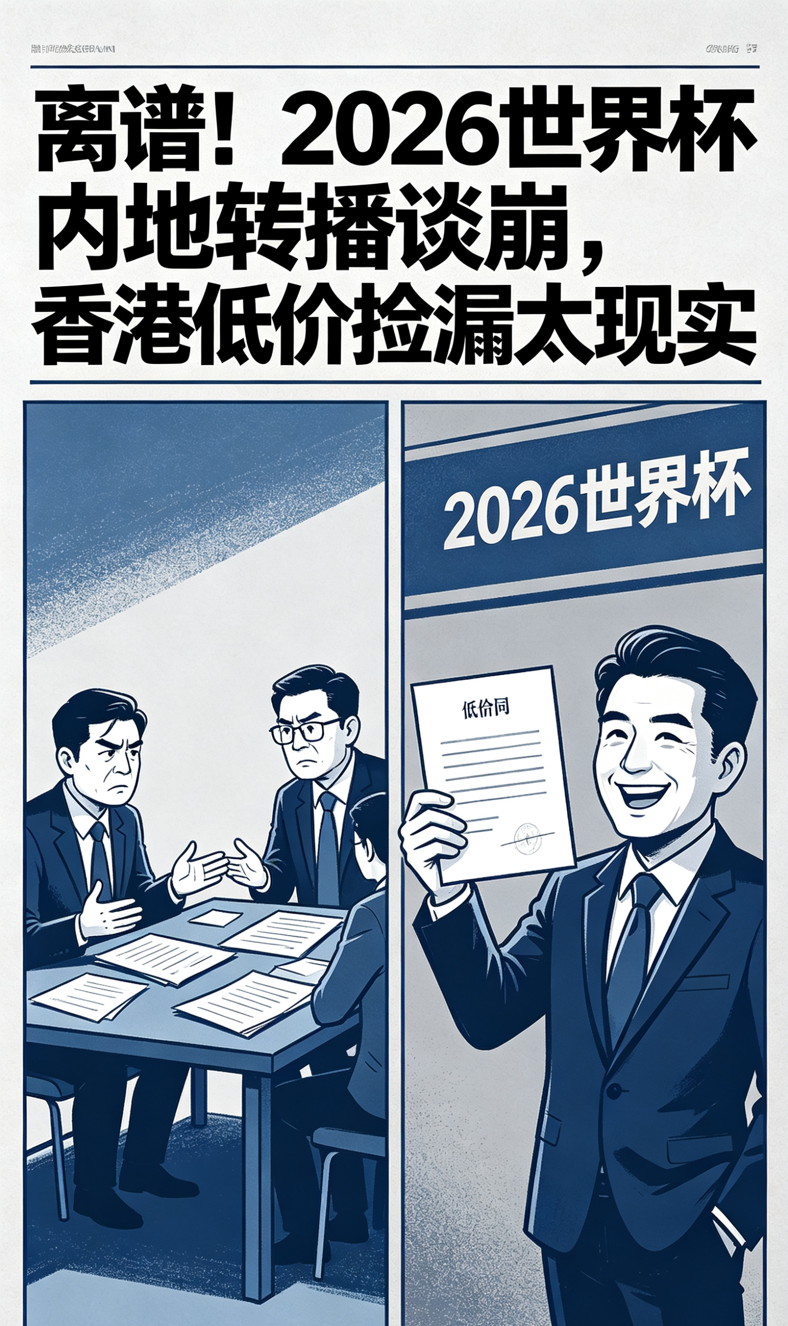香港Now TV ViuTV低价捡漏转播权_2026年世界杯直播_2026世界杯内地转播权谈判僵局